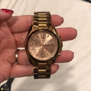 Rose gold Michael Kors watch